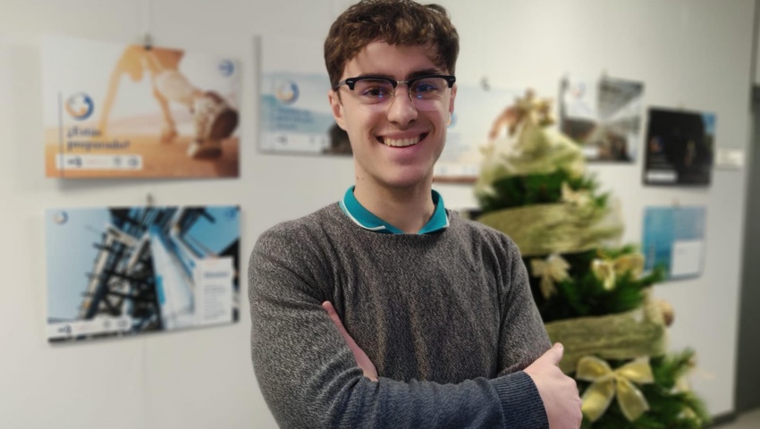 Carlos Arroyo, young talent from Acerinox, wins the steel innovation competition and will represent Europe at the world championship in Australia