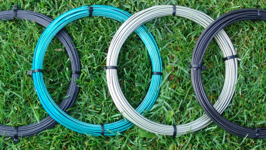 Colour coated wire